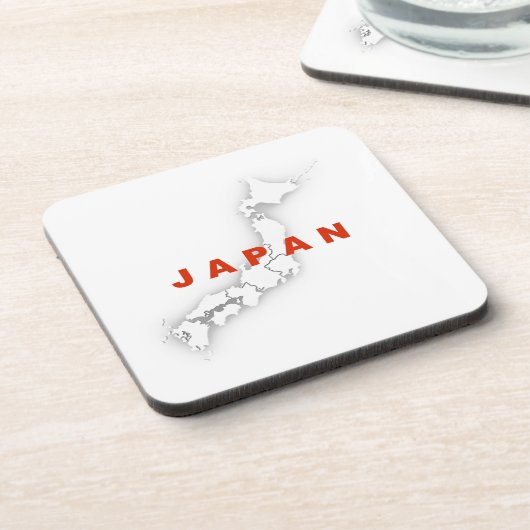 Japanische Kontur Getränkeuntersetzer (Linke Seite)