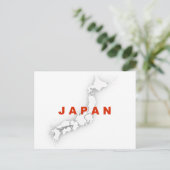 Japanische Kontur Postkarte (Stehend Vorderseite)