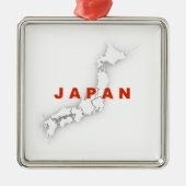 Japanische Kontur Silbernes Ornament (Vorne)