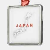 Japanische Kontur Silbernes Ornament (Links)