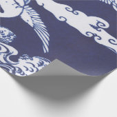 JAPANISCHE KRAKANE IN BLAUER EINPACKPAPIER (Ecke)