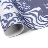 JAPANISCHE KRAKANE IN BLAUER EINPACKPAPIER (Rolleneckpunkt)