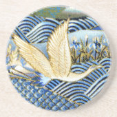 Japanische Kran-Gewohnheit Getränkeuntersetzer (Vorne)