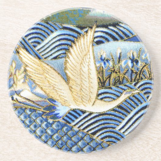 Japanische Kran-Gewohnheit Getränkeuntersetzer (Vorne)