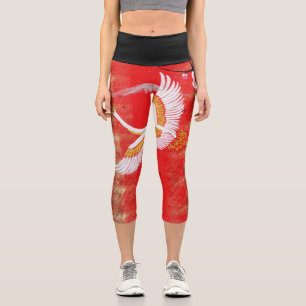 Japanische Kran-Sonne Japanische Sakura Leggings C