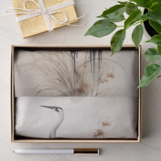 Japanische Krane 2 Dekoupage Paper Seidenpapier (Geschenk)