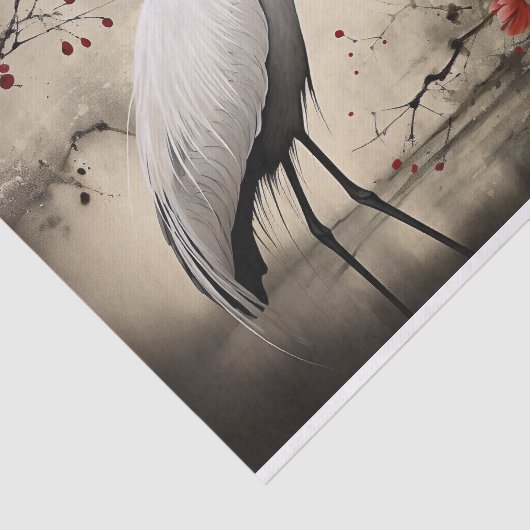 Japanische Krane 6 Decoupage Paper Seidenpapier (Ausschnitt)