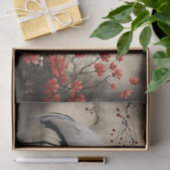 Japanische Krane 6 Decoupage Paper Seidenpapier (Geschenk)