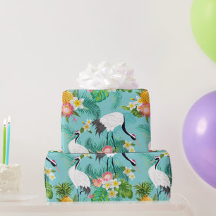Japanische Krane Geschenkpapier