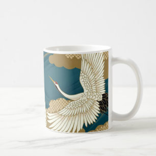 Japanische Kräne Kaffeetasse