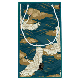 Japanische Krane Kleine Geschenktüte