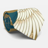 Japanische Kräne Krawatte (Gerollt)