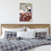 Japanische Krane "Langlebigkeit" Leinwanddruck (Insitu (Schlafzimmer))