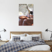 Japanische Krane "Langlebigkeit" Leinwanddruck (Insitu (Schlafzimmer))