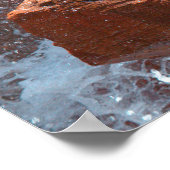 Japanische Krane "Langlebigkeit" Poster (Ecke)