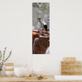 Japanische Krane "Langlebigkeit" Poster (Küche)