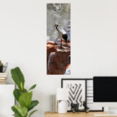 Japanische Krane "Langlebigkeit" Poster (Heimbüro)