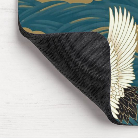 Japanische Kräne Mousepad (Ecke)