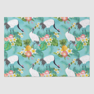 Japanische Krane Seidenpapier