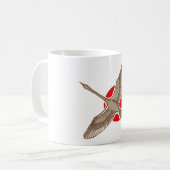 Japanische Krane Tasse (Vorderseite Links)