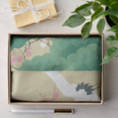 Japanische Krane und Pine Tree Seidenpapier (Geschenk)