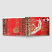 Japanische Kransonne Japanische Sakuralrote Malere Gästebuch (Voll)