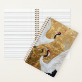 Japanische Kranvögel Notizblock (Innen)