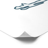 Japanische Kranvögel Poster (Ecke)