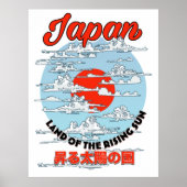 Japanische Kranvögel Poster (Vorne)