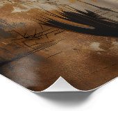 Japanische Kranvögel Poster (Ecke)