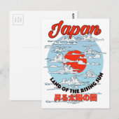 Japanische Kranvögel Postkarte (Vorne/Hinten)