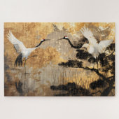 Japanische Kranvögel Puzzle (Horizontal)