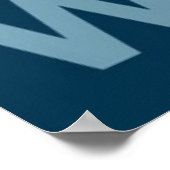 Japanische Kriegerin Samurai Poster (Ecke)