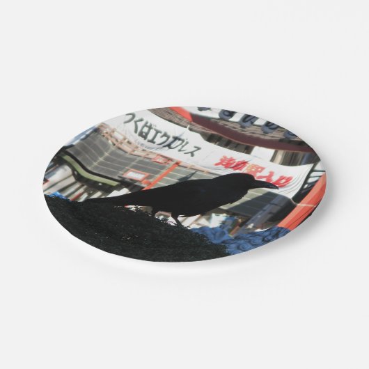 Japanische Kruge Pappteller (Schrägansicht)