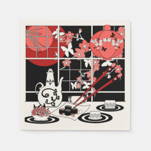 japanische Küche Serviette