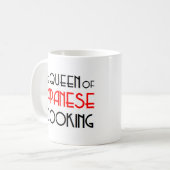 japanische Küchenkönigin Kaffeetasse (Vorderseite Links)
