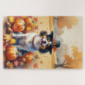 Japanische Kultur im Herbst lässt Erntedank Kunst Puzzle (Horizontal)