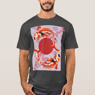 Japanische Kultur Kirschblüte Sakura Nishikigoi T-Shirt