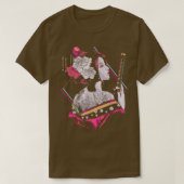Japanische Kultur Samurai Cherry Blossom Sakura Ge T-Shirt (Design vorne)