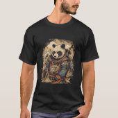 Japanische Kultur Samurai Panda T-Shirt (Vorderseite)