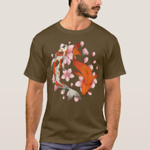 Japanische Kultur Taisho Sanke Koi Nishikigoi Saku T-Shirt