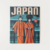 Japanische Kultur Wandteppich (Vorderseite)