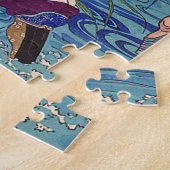 Japanische Kunst - ein Samurai bereit anzugreifen Puzzle (Seite)