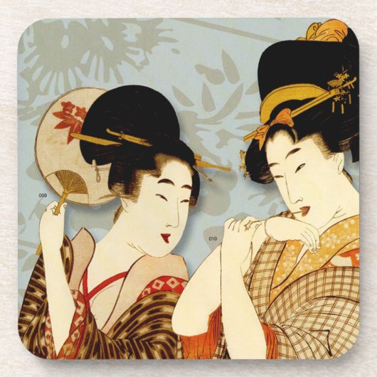Japanische Kunst-Entwurfs-Untersetzer Getränkeuntersetzer (Vorderseite)