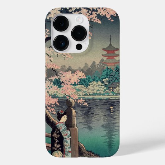 Japanische Kunst Fluss Phone Case Iconic Art Cover (Rückseite)
