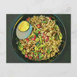 Japanische Kunst für Foodies Postkarte