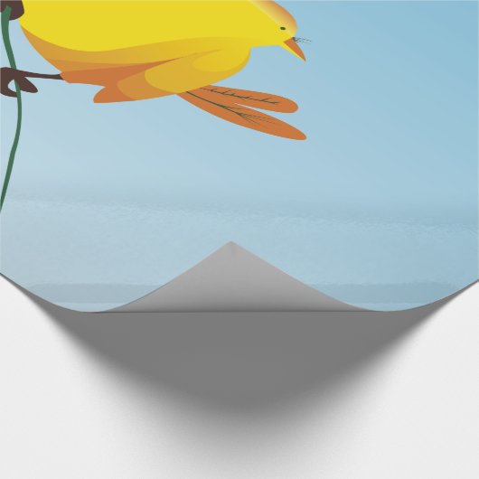 Japanische Kunst Geschenkpapier (Ecke)