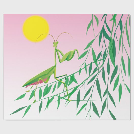 Japanische Kunst Geschenkpapier (Flach)