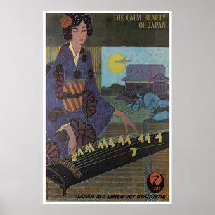 Japanische Kunst Japan Reiseplakat JAL Druck Poster