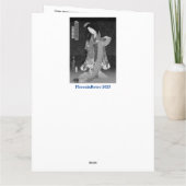 Japanische Kunst Karte (Rückseite)